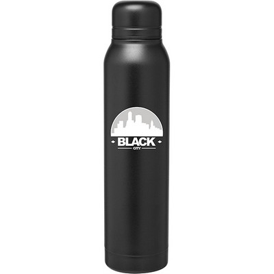16.9 oz h2go Silo Water Bottle (Matte Black)